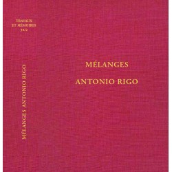 TOME XXX-2 – Mélanges Antonio Rigo
