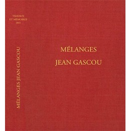 Tome XX-1 - Mélanges Jean Gascou