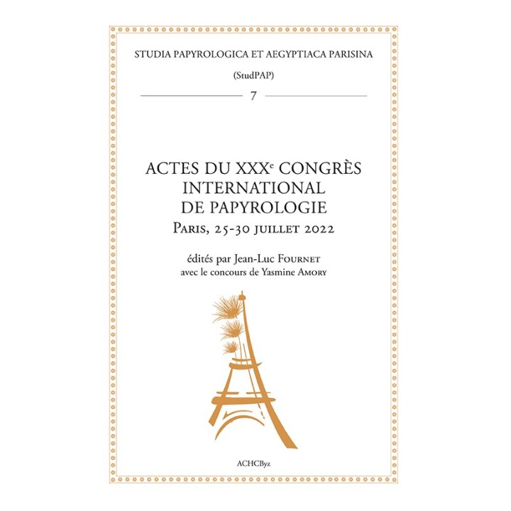 Actes du XXXe Congrès international de papyrologie